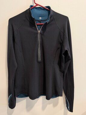 Lululemon Run U-Turn Pullover Rulu Reversible Half Zip Running Jacket Size L